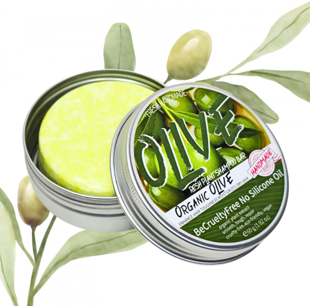 Шампунь-мыло натуральное органическое ручной работы «Оливка» | Orgin