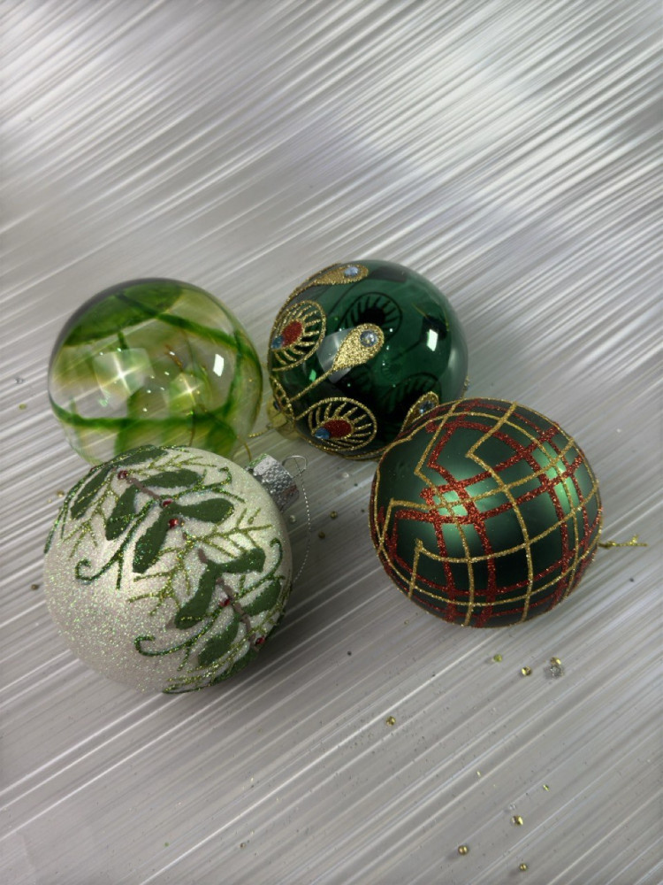 Набор елочных игрушек «Изумруд»