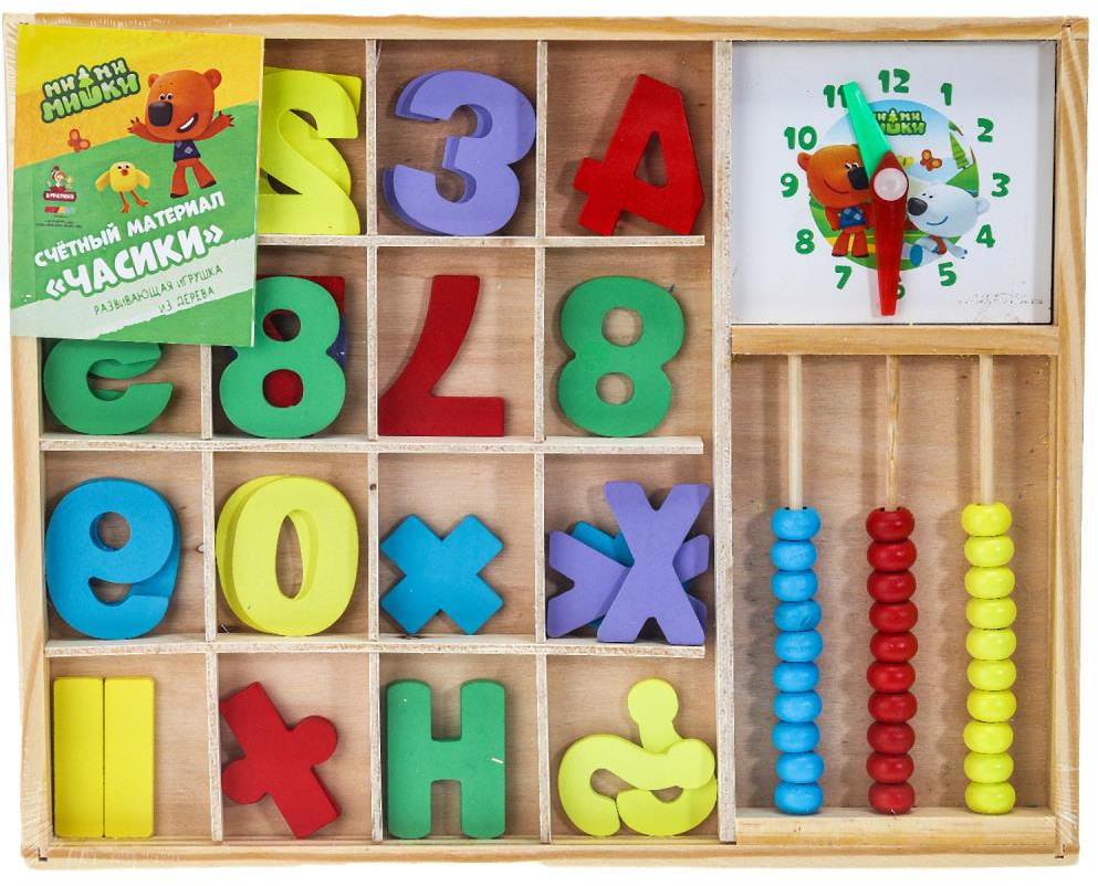 Игрушка деревянная «Счётный материал» | Ми-ми-мишки | Буратино