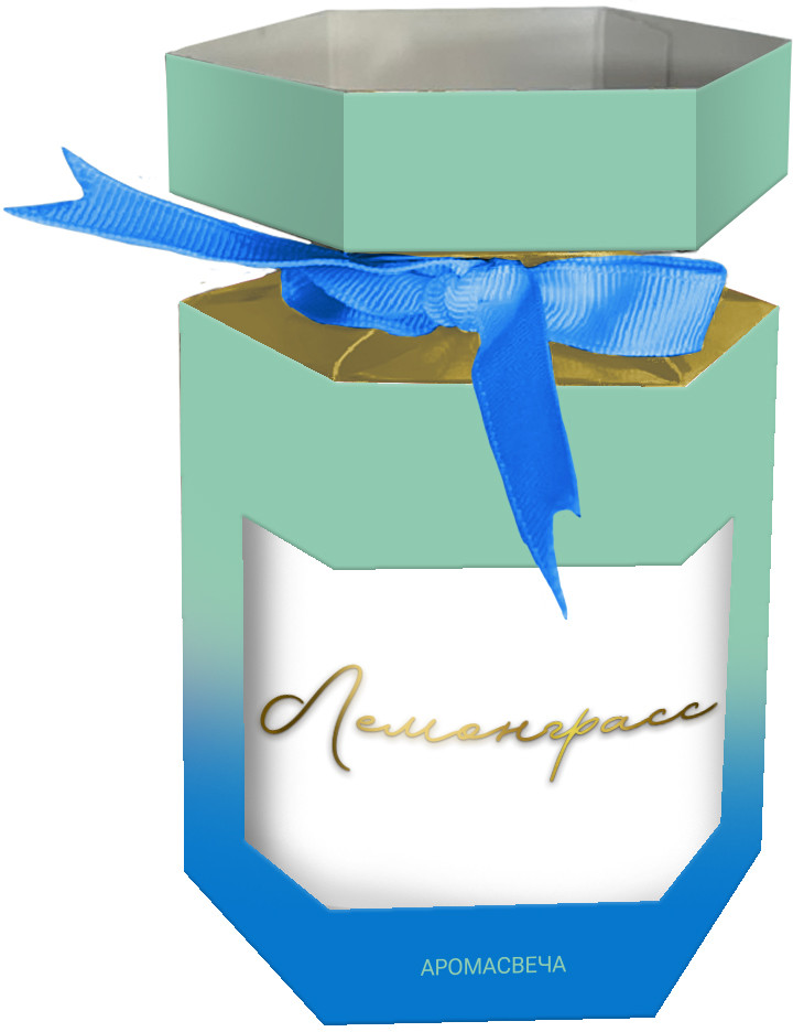 Свеча ароматизированная «Лемонграсс» | Хрустальные воды | Феникс Презент