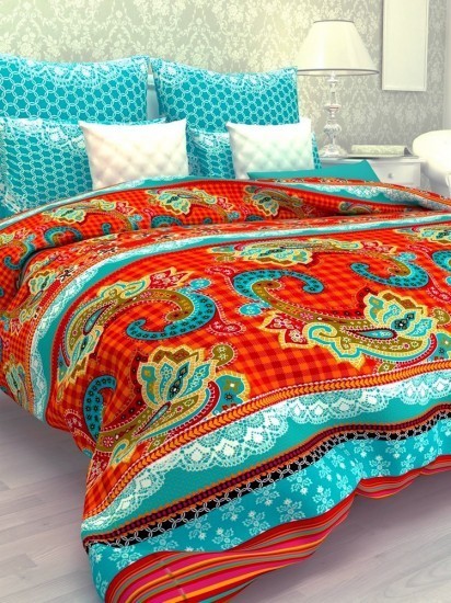 Комплект постельного белья «Мирослава» (арт. 11576, семейный, биоматин, 2 наволочки 70х70) | А-ля Рус
