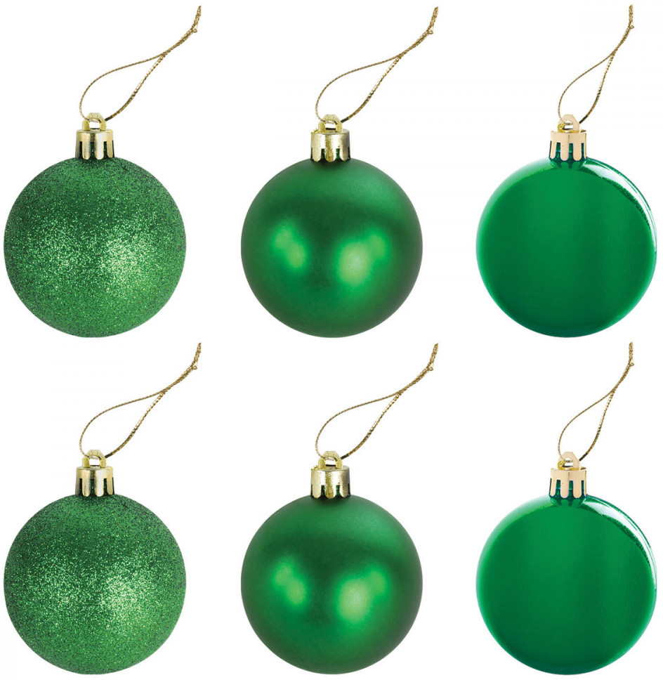 Набор шаров ёлочных | Золотая сказка