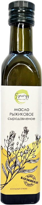 Рыжиковое масло сыродавленное холодного отжима | Synergy