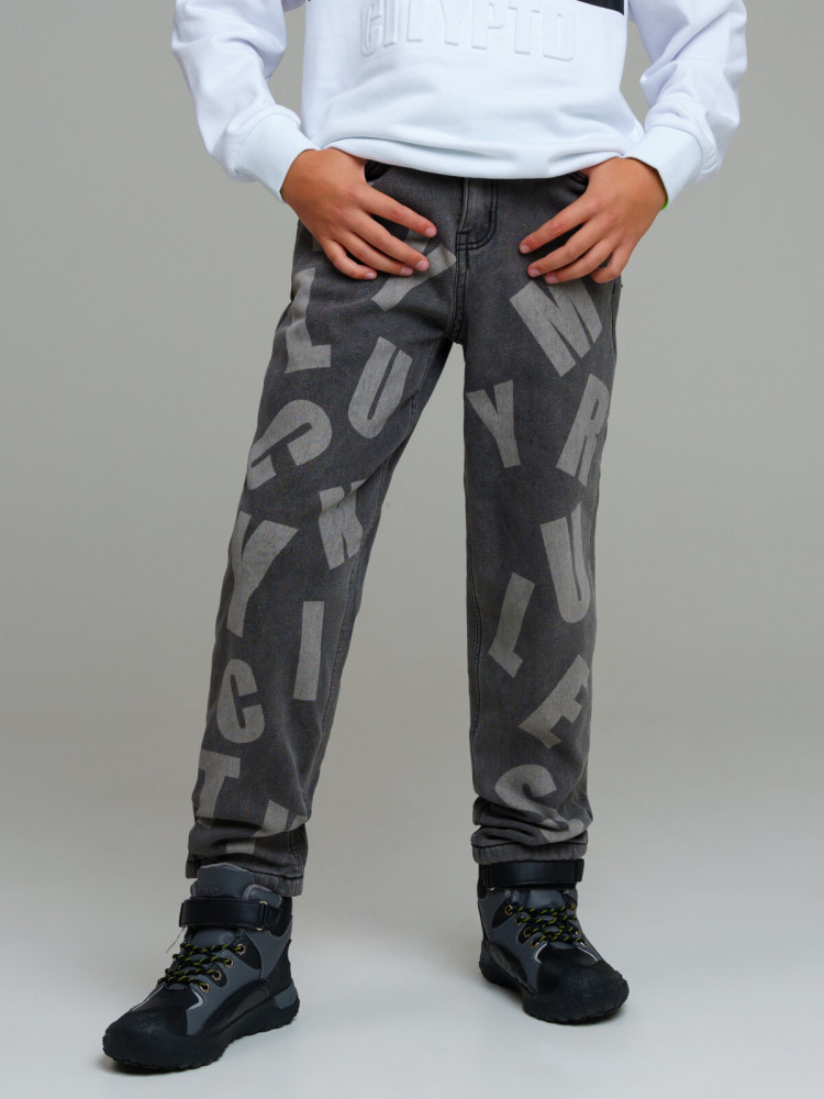 Джинсы утепленные для мальчиков | B'lucky city | PlayToday