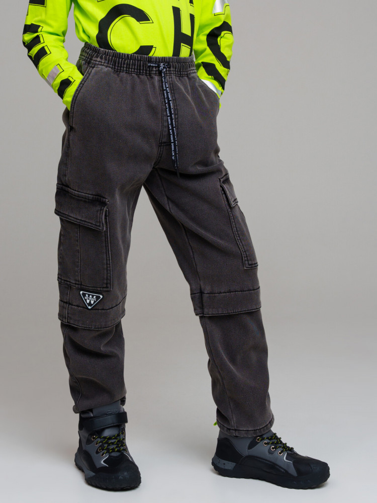 Джинсы утепленные для мальчиков | My Wave | PlayToday