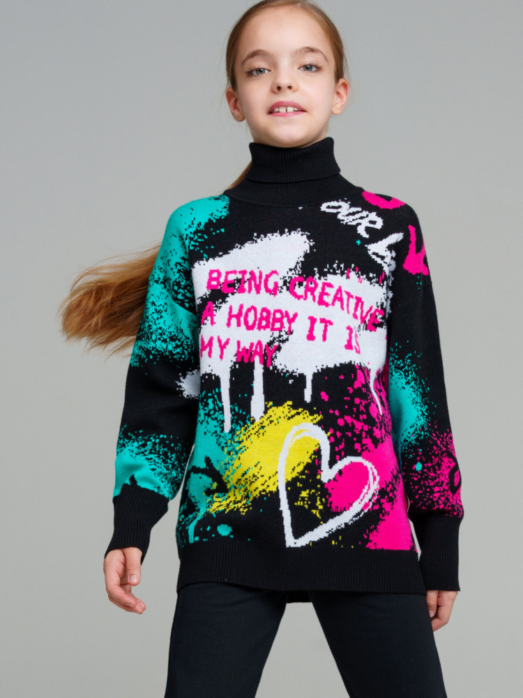 Свитер для девочки | Digital transform | PlayToday