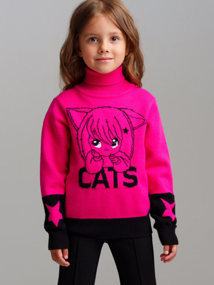 Свитер для девочки | Cats dream | PlayToday