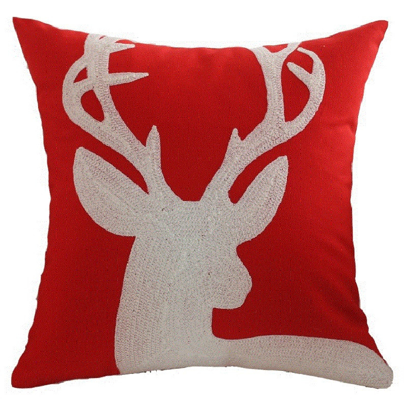 Декоративная подушка «Рождественский олень» | Decoromania