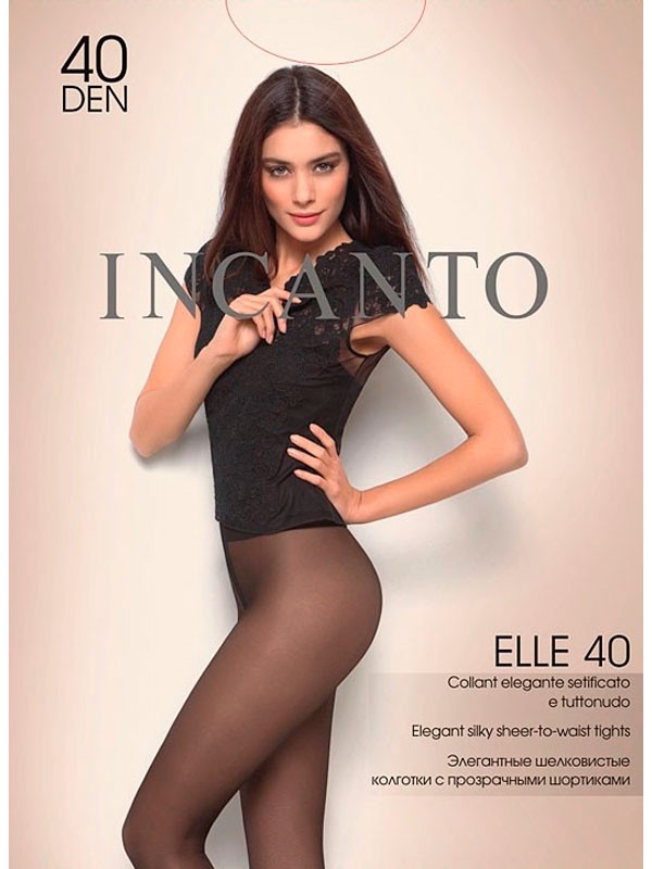 Колготки с прозрачными трусиками «Elle» | Incanto