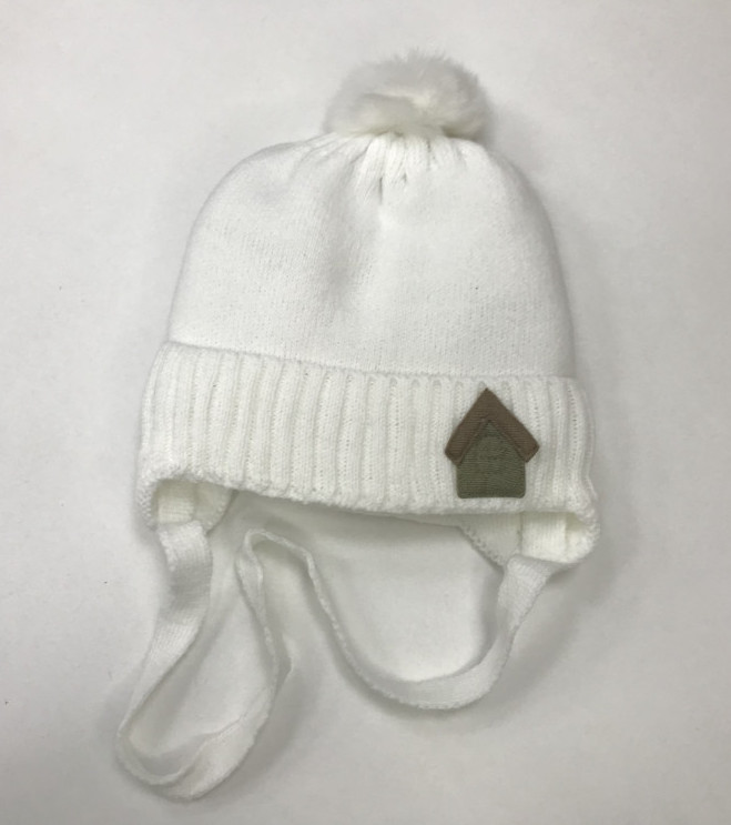 Зимняя шапка-малютка для новорожденных