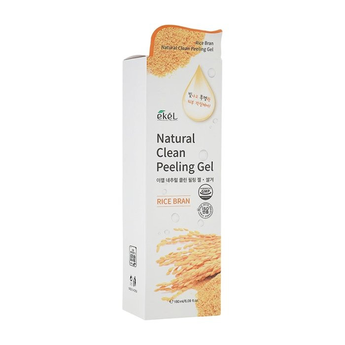 Пилинг-скатка для лица «Natural Clean Peeling Gel Rice Bran» | Ekel