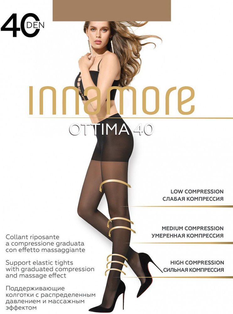 Колготки с утяжкой-шортиками «Ottima» | Innamore