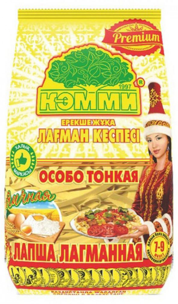 Лапша лагманная яичная «Особо тонкая» | Premium | Кэмми