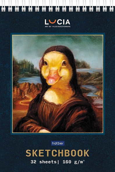 Скетчбук «Premium» | Узнай себя | Hatber