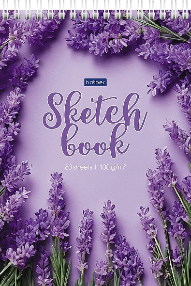 Скетчбук «Premium» | Нежная лаванда | Hatber