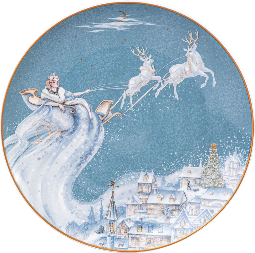 Тарелка «Снежная королева» | Снежная королева | Lefard