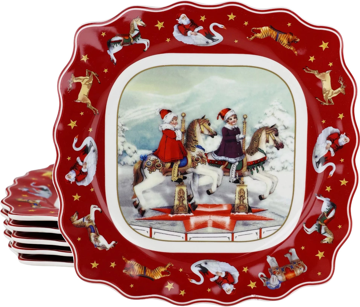Набор тарелок «Новый год» | Новый год | Lenardi