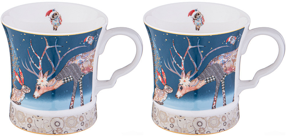 Набор кружек «Печворк» | Рождество | Lefard