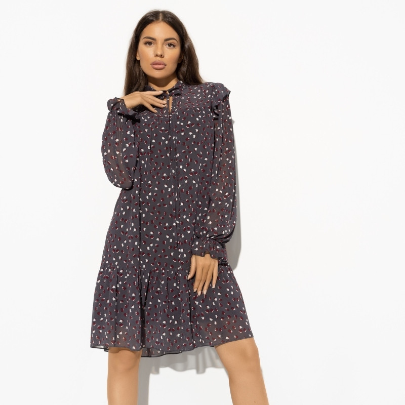 Платье женское с оборками и воланами Тонкий комплимент | Charutti