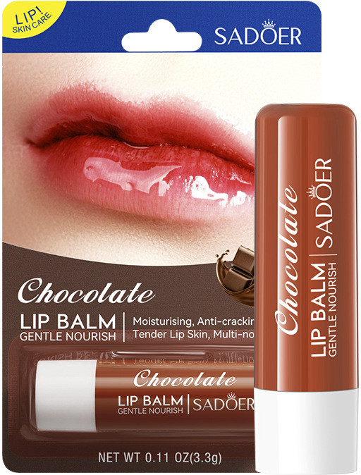 Помада-бальзам для губ гигиеническая со вкусом шоколада | SADOER