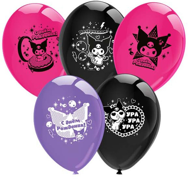 Набор воздушных шаров для праздника «Kuromi» | Kuromi | ND Play