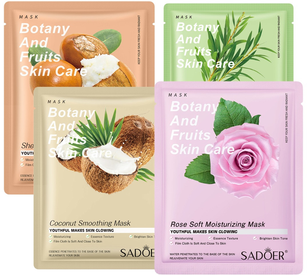 Набор масок для лица «Botany and fruits skin care» | SADOER