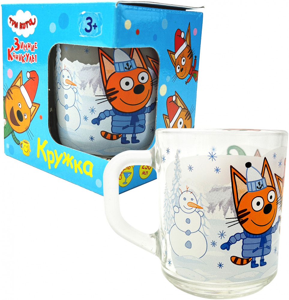 Кружка «Веселые снеговики» | Три Кота. Зимние каникулы | ND Play