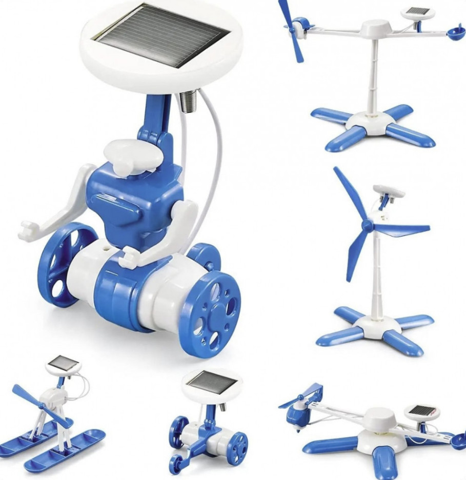 Конструктор на солнечных батареях 6 в 1 | Домteka