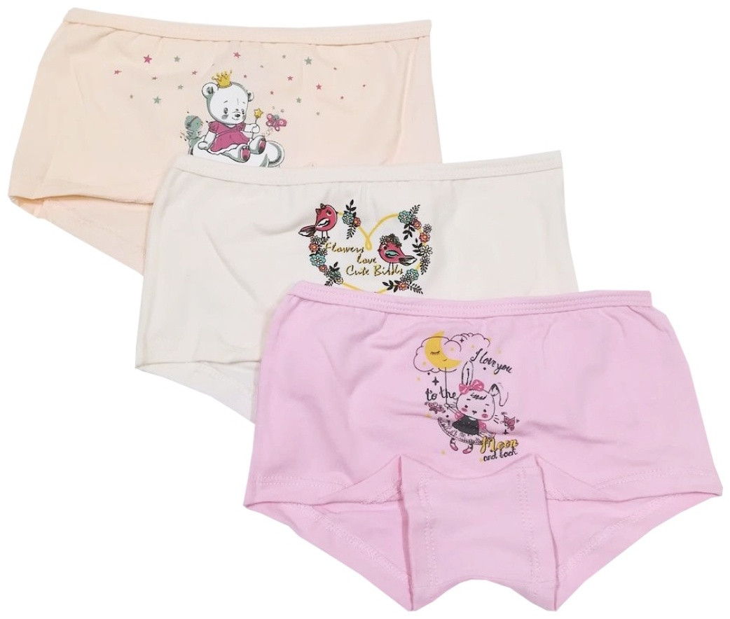 Комплект трусы-полушорты для девочки | Baykar