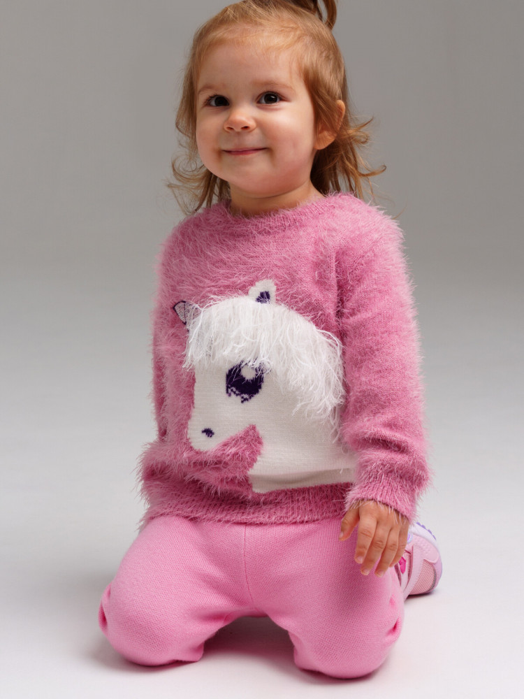 Джемпер для девочки | Pretty unicorn | PlayToday