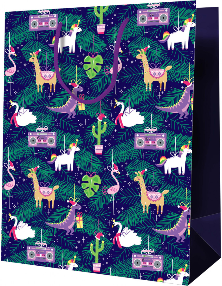 Пакет подарочный «Новогодние игрушки» | Meshu