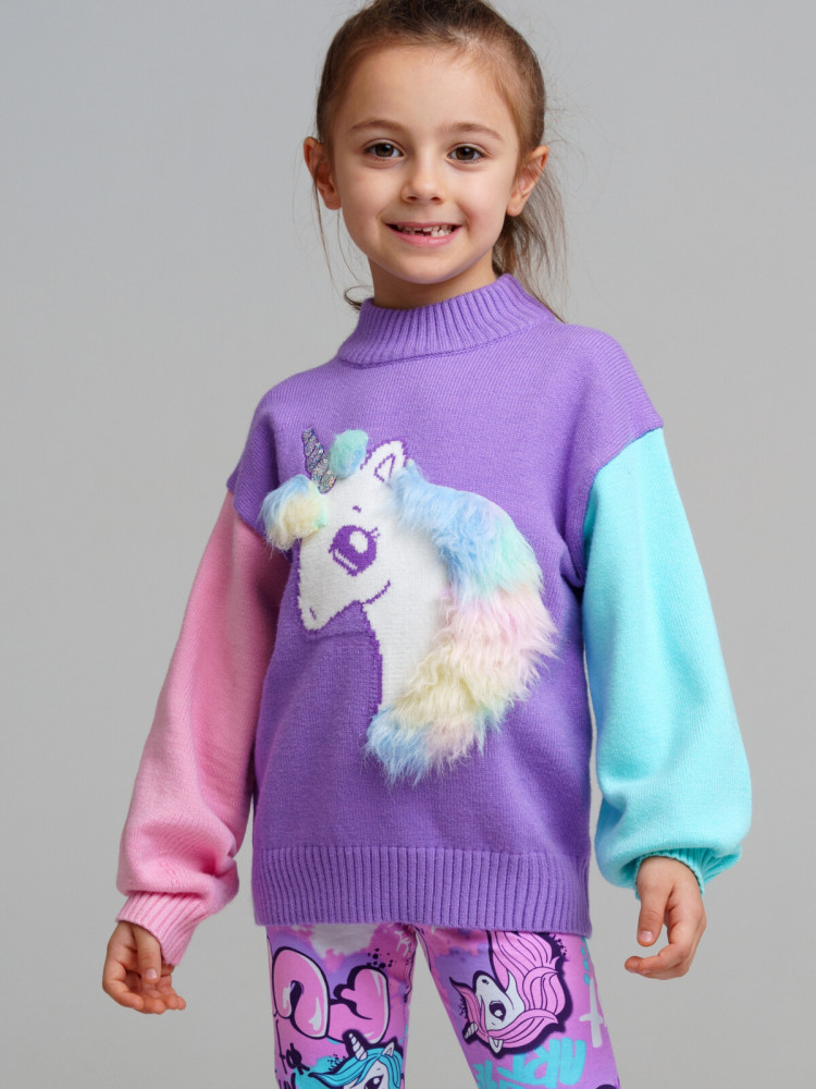 Свитер для девочки | Pretty unicorn | PlayToday
