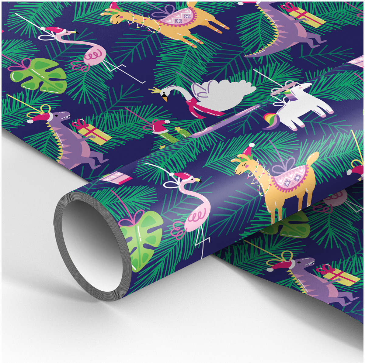 Бумага упаковочная «Новогодние игрушки» | Meshu