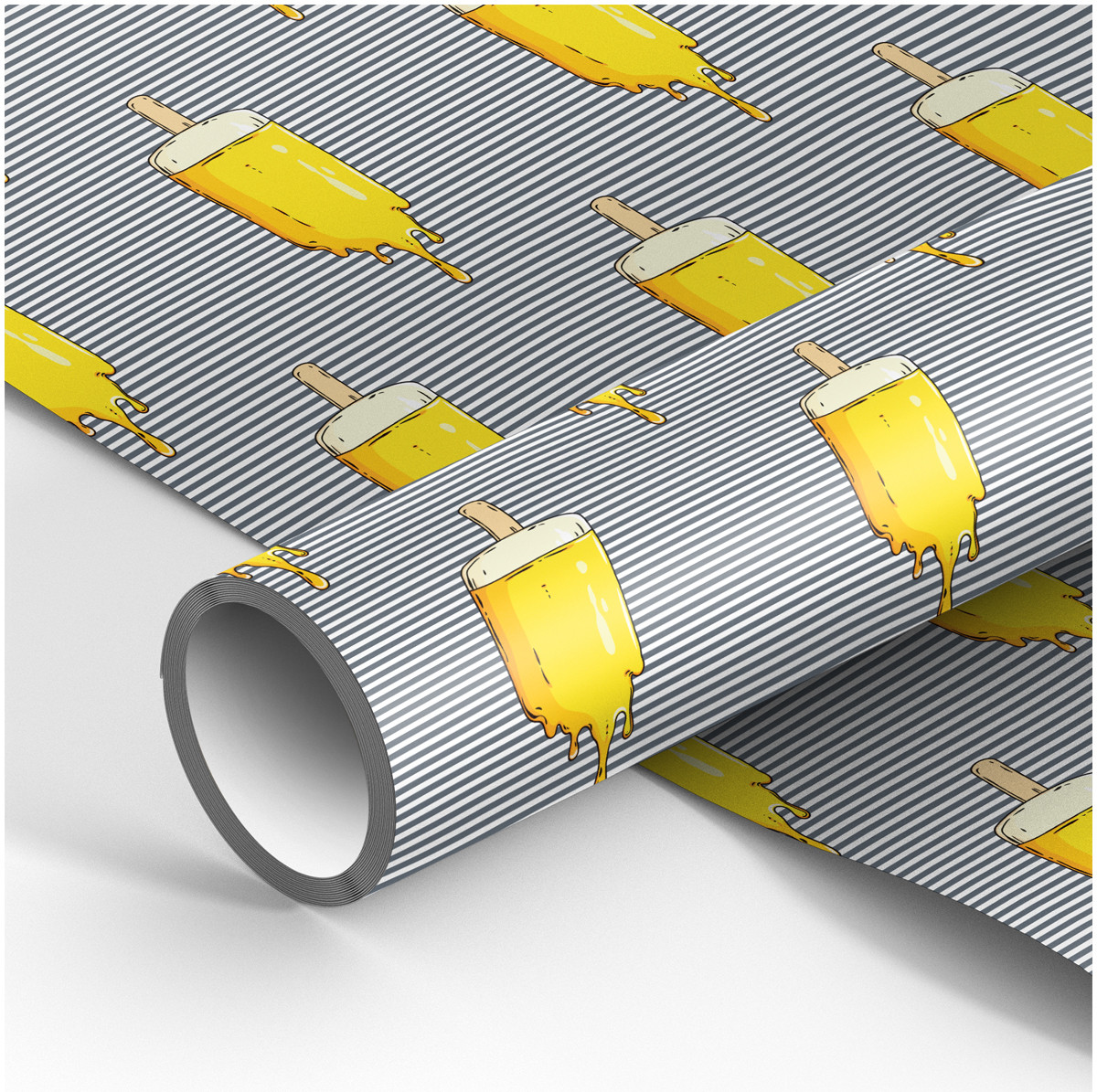 Бумага упаковочная «Мороженое» | Meshu