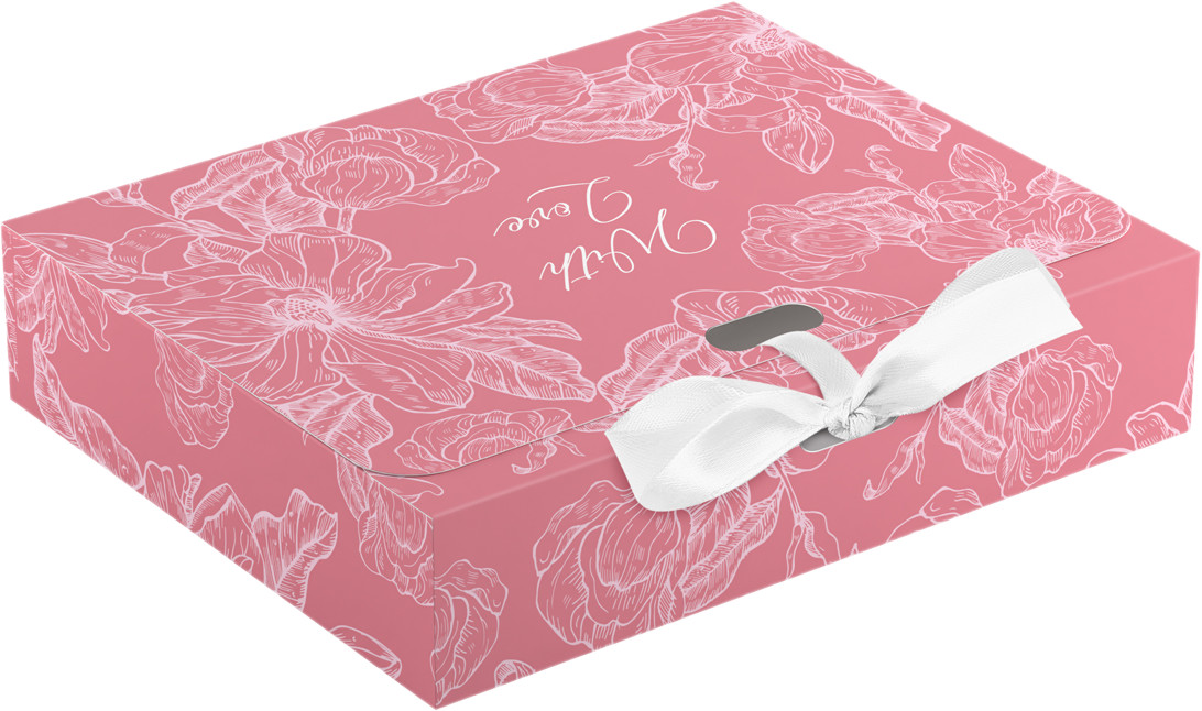 Коробка складная подарочная «Flowers» | Meshu
