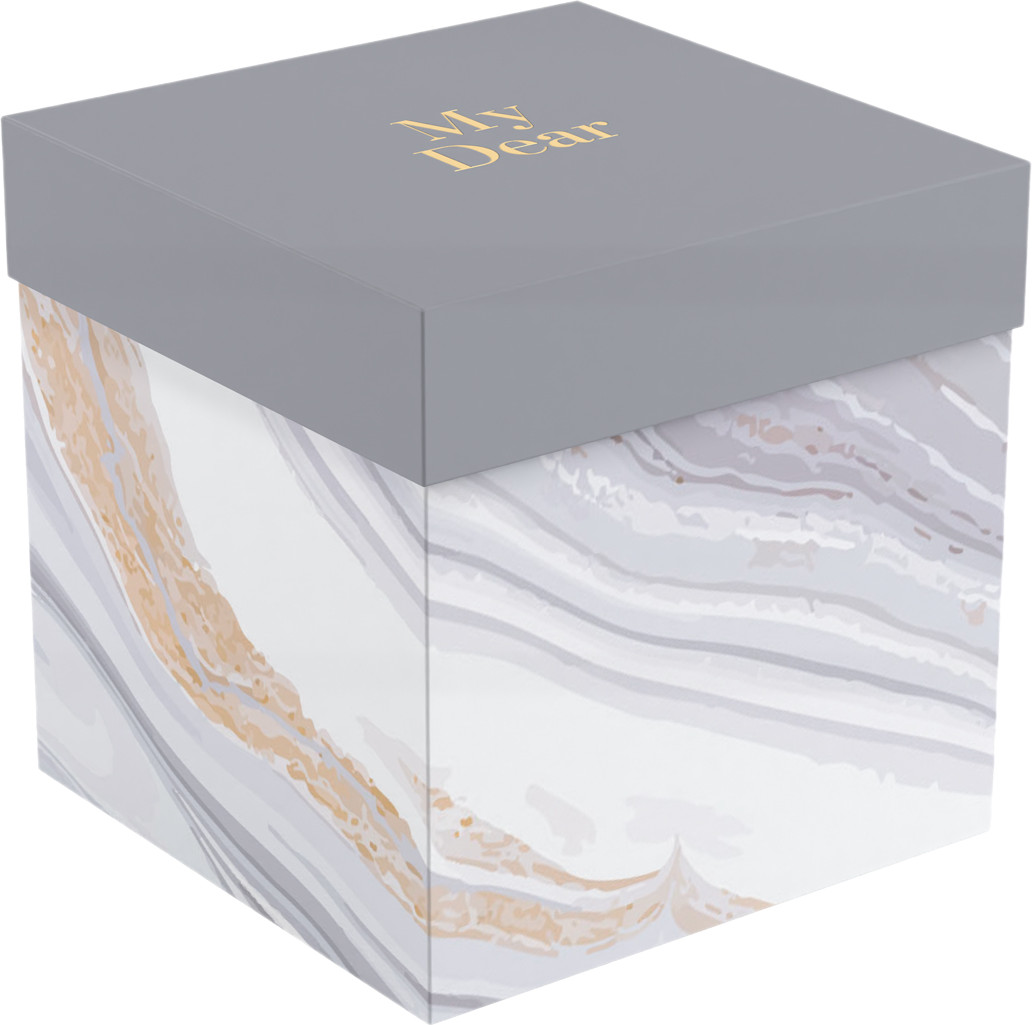 Коробка складная подарочная «Marble» | Meshu