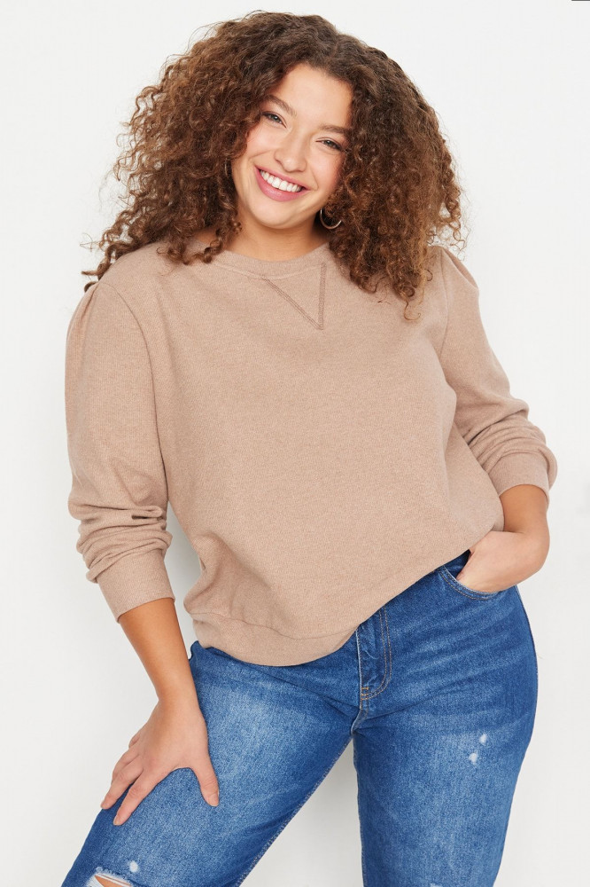 Свитшот женский | Trendyol Curve