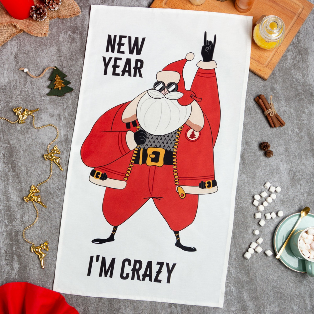 Полотенце «I'm crazy» | Этель