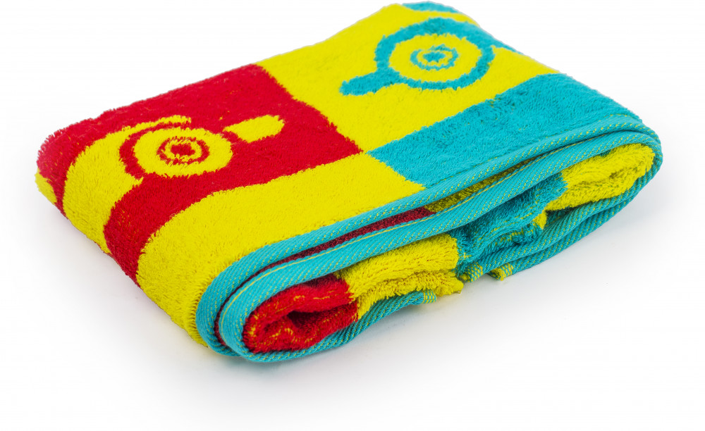 Детское полотенце махровое пестротканое "Alfabeto" (Cleanelly, 50х70) | Alfabeto | ДМ Текстиль