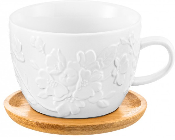 Чашка для капучино и кофе латте «Цветущая сакура» | Цветущая сакура | Elan Gallery