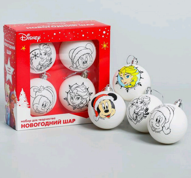Набор для творчества «Новогодние шары. Disney» | ИнтерPresent