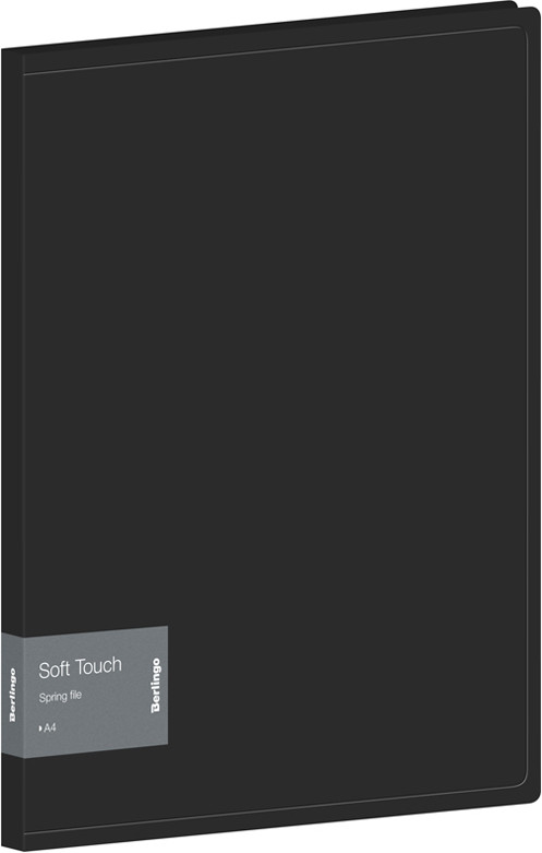 Папка с пружинным скоросшивателем | Soft touch | Berlingo