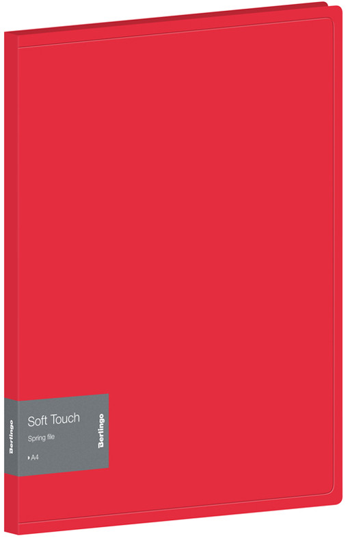 Папка с пружинным скоросшивателем | Soft touch | Berlingo