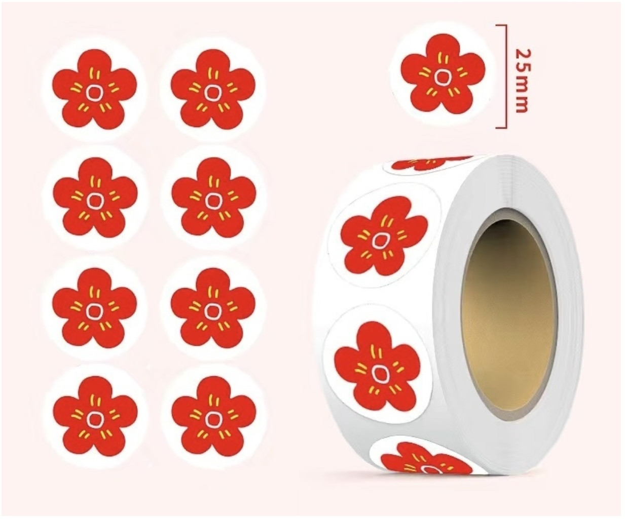 Набор наклеек в рулоне | Домteka