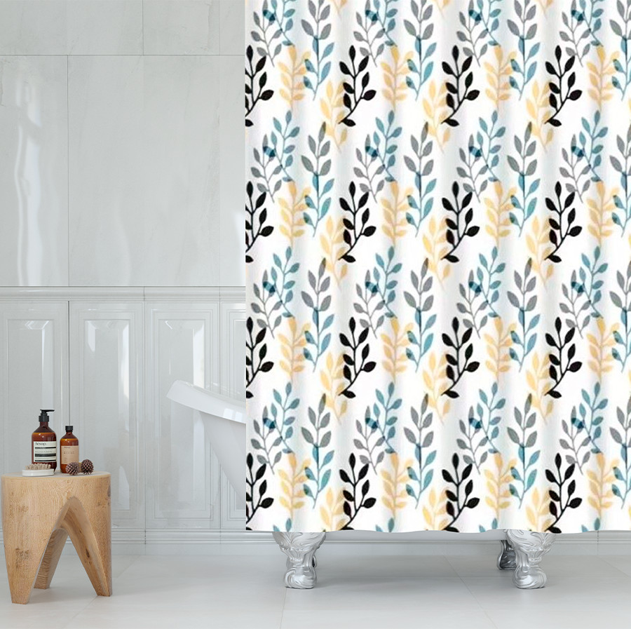 Штора для ванной «Шелест» | Delphinium