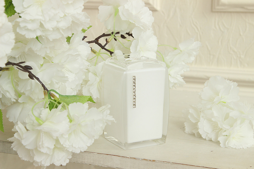 Стакан для зубных щёток и зубной пасты «White cristal» | White cristal | Delphinium
