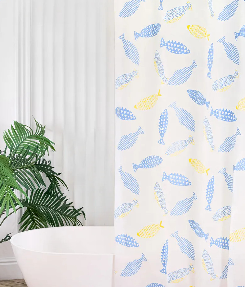 Штора для ванной «Рыбки» | Master House