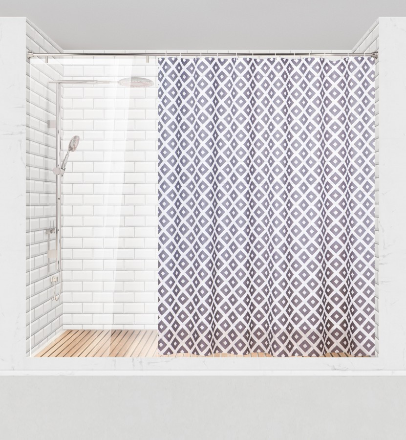 Штора для ванной «Икат» | Master House