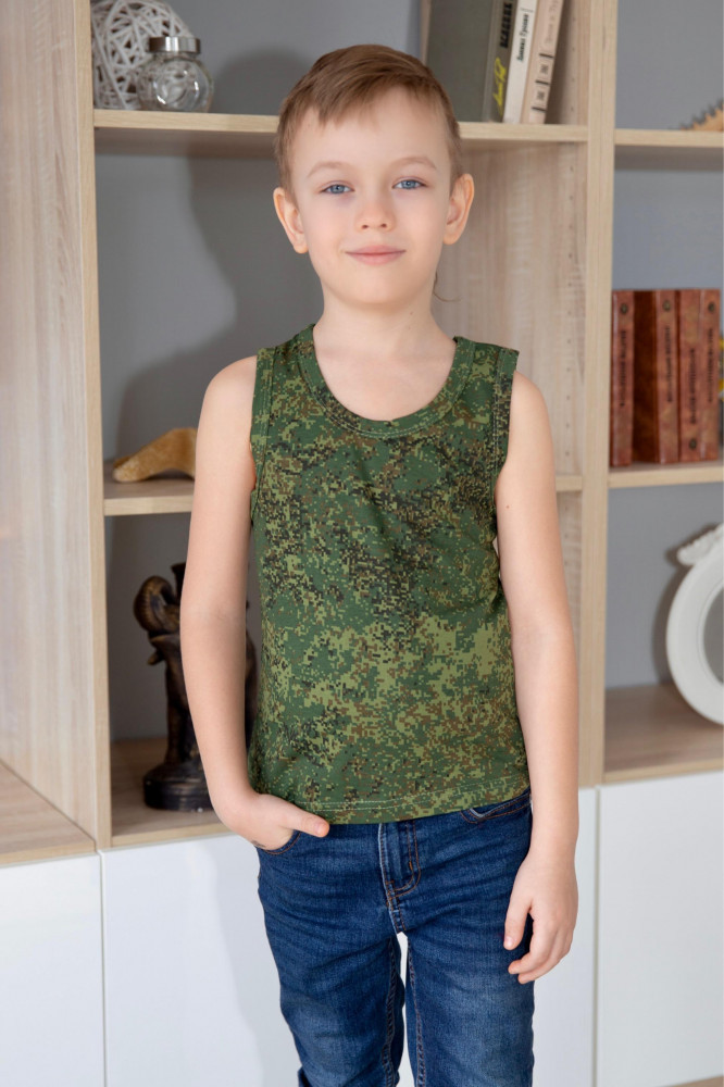 Майка для мальчиков Хаки | Lika Dress