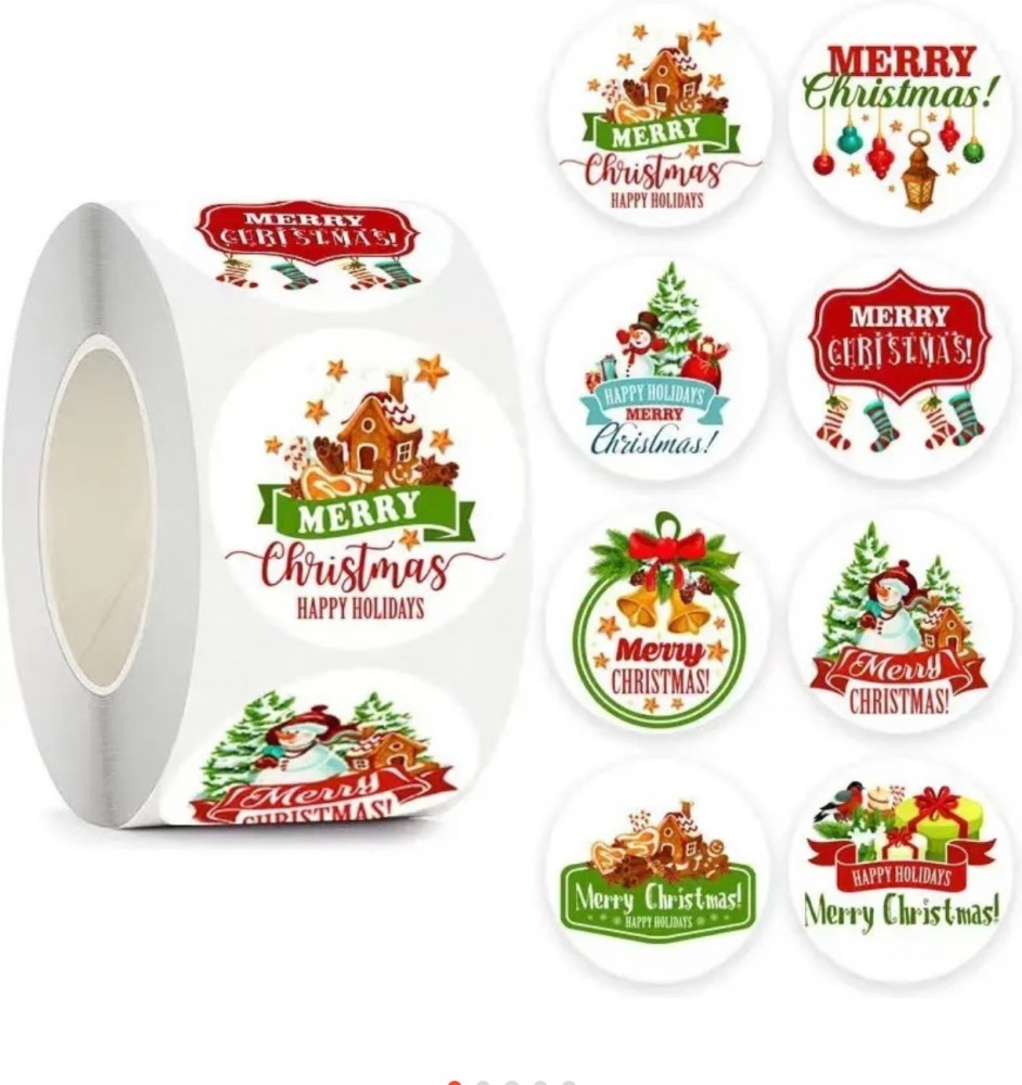 Набор наклеек в рулоне «Новый год» | Домteka